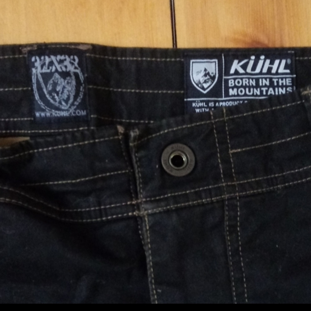 Black Kuhl brand climbing/ hiking pants